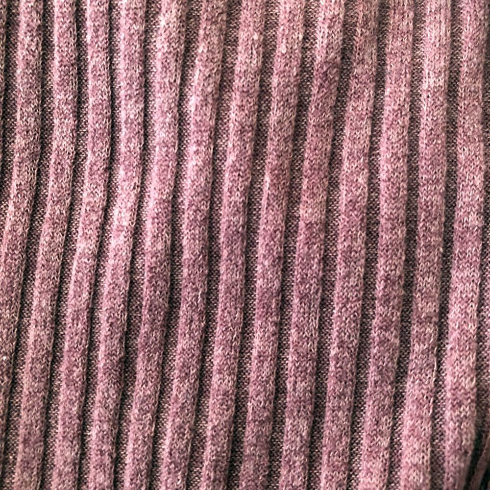 πRibbed Turtleneck Sweater in Mauve Size M - Picture 6 of 11